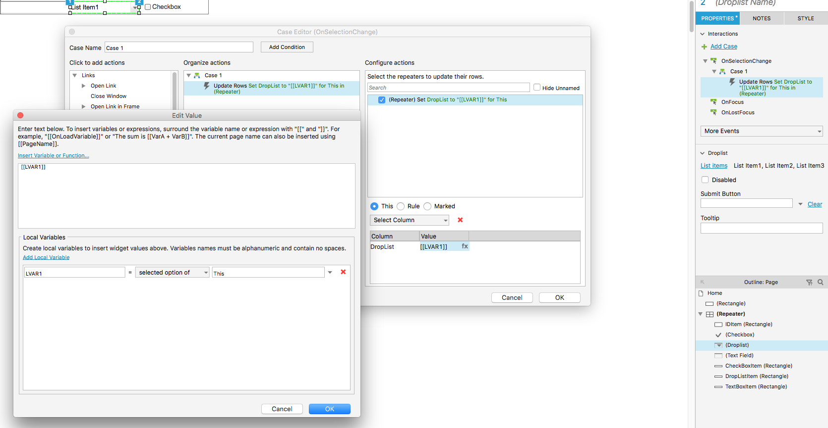 Update Widgets in Repeater Axure RP 8 Axure Forums